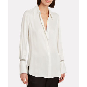 3.1 Phillip Lim Crystal-Embellished Button Down Shirt